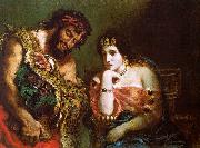 Eugene Delacroix Cleopatra and the Peasant oil painting